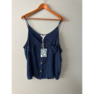 NEW Womens Size 2x Navy Market & Spruce Tank